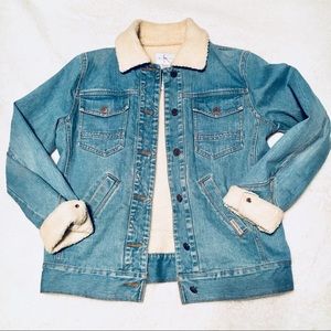 Calvin Klein Sherpa Denim Jacket